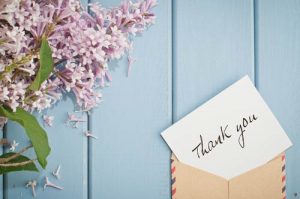 thank you note